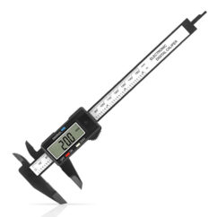 Calibrador digital de 0 a 6 pulgadas con pantalla LCD grande, función de apagado automático, herramienta de medición de conversión de pulgadas y milímetros, perfecto para mediciones domésticas/bricolaje, etc.