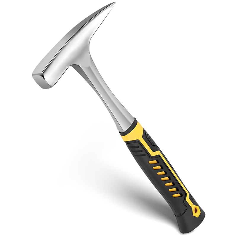 Martillo de hojalatero, martillo de hojalatero de 18 oz, herramientas para HVAC, martillo de hojalatero con construcción de acero forjado y empuñadura antichoque, martillos para hojalatero, martillo para soldar y cincelar.