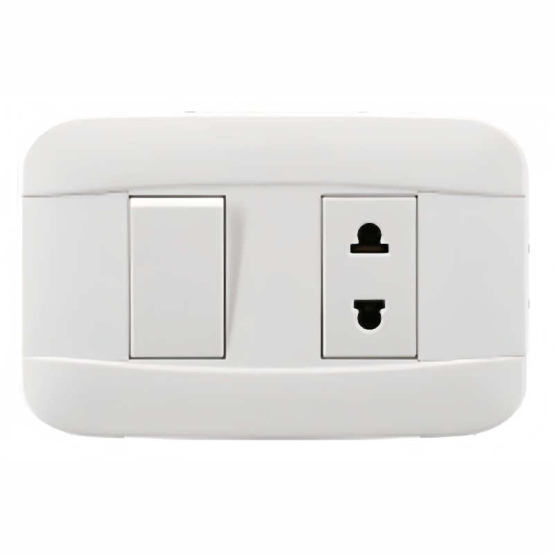 Panel de interruptores y enchufes