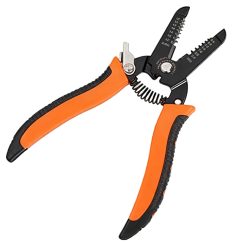 Alicate para pelar, cortar y engarzar cables